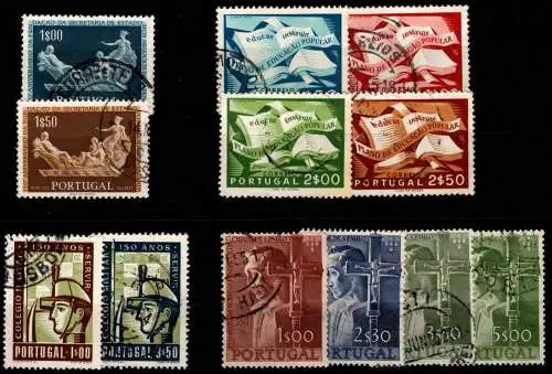 Portugal Jahrgang 1954 mit 823-834 gestempelt #OB035