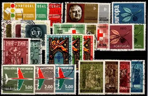 Portugal Jahrgang 1965 mit 974-999 gestempelt #OB046