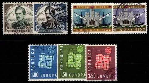 Portugal Jahrgang 1961 mit 903-909 gestempelt #OB042