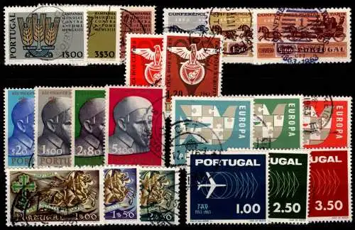 Portugal Jahrgang 1963 mit 933-953 gestempelt #OB044