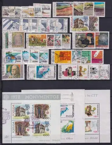 Portugal Jahrgang 1978 mit 1388-1427 gestempelt #OB059