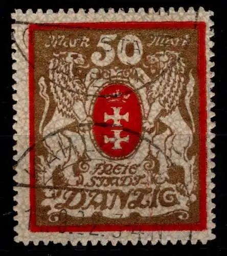 Danzig 100 xa gestempelt geprüft Oechsner BPP #OH964