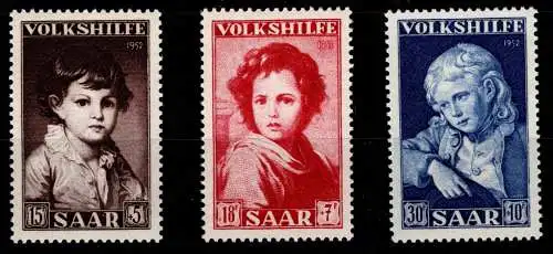 Saarland 338-340 postfrisch #OB861