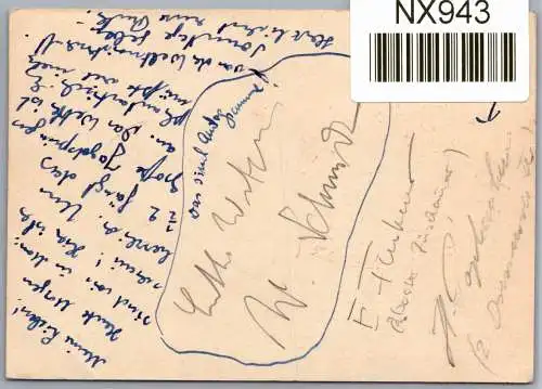 Bund 204, 119 auf Postkarte Reitturnier Aachen #NX943