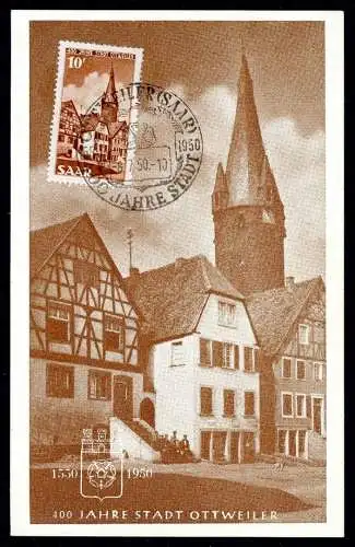 Saarland 296 Maximumkarte #JP097