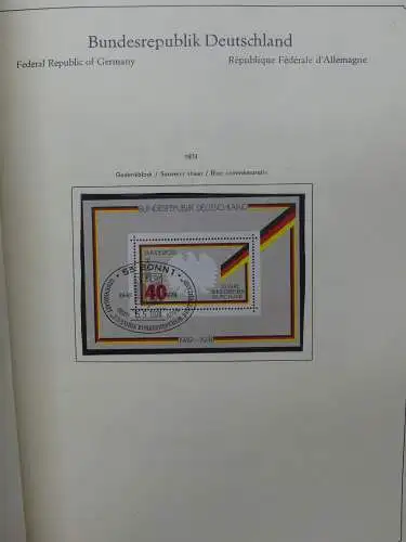 BRD Bund ab Anfängen **/* und gestempelt im Abria Album #LZ742