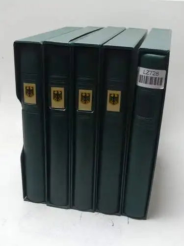 BRD Bund 1963-2000 gestempelt besammelt im Lindner T falzlos Vordruck #LZ728