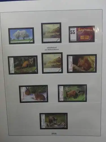BRD Bund 2005/07 gestempelt besammelt * Vordruck für ** im Lindner Album #LZ717