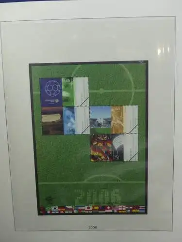 BRD Bund 2005/07 gestempelt besammelt * Vordruck für ** im Lindner Album #LZ717