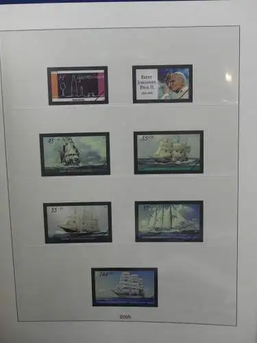 BRD Bund 2005/07 gestempelt besammelt * Vordruck für ** im Lindner Album #LZ717