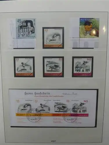 BRD Bund 2005/07 gestempelt besammelt * Vordruck für ** im Lindner Album #LZ717