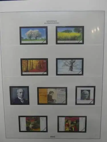 BRD Bund 2005/07 gestempelt besammelt * Vordruck für ** im Lindner Album #LZ717