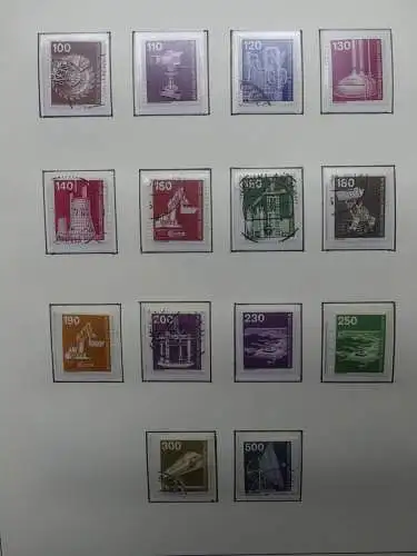 Berlin/BRD Bund Dauerserien Spezial mit ca. 100 € Nominale im Binder #LZ755