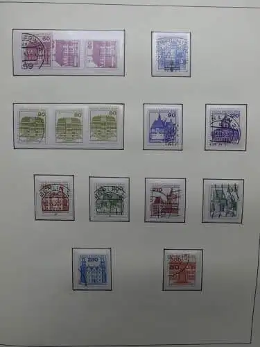 Berlin/BRD Bund Dauerserien Spezial mit ca. 100 € Nominale im Binder #LZ755