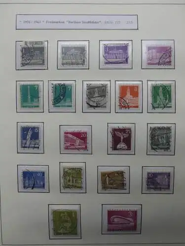 Berlin/BRD Bund Dauerserien Spezial mit ca. 100 € Nominale im Binder #LZ755