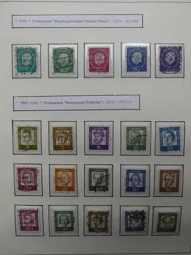 Berlin/BRD Bund Dauerserien Spezial mit ca. 100 € Nominale im Binder #LZ755