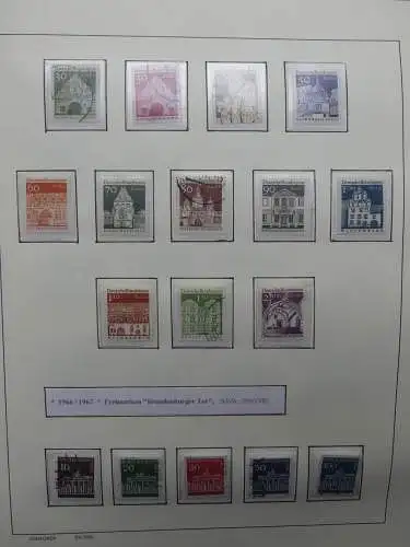 Berlin/BRD Bund Dauerserien Spezial mit ca. 100 € Nominale im Binder #LZ755