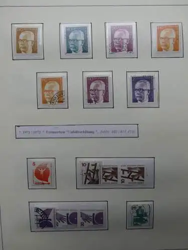 Berlin/BRD Bund Dauerserien Spezial mit ca. 100 € Nominale im Binder #LZ755