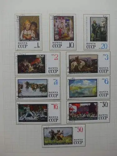 Motiv Gemälde u.a. mit Sowjetunion auf selbstegestalteten Seiten #LZ736