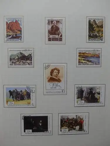 Motiv Gemälde u.a. mit Sowjetunion auf selbstegestalteten Seiten #LZ736