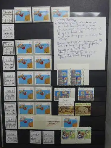Australien postfrisch besammelt in 3 Steckbüchern #LZ756