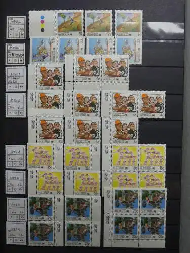 Australien postfrisch besammelt in 3 Steckbüchern #LZ756