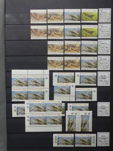 Australien postfrisch besammelt in 3 Steckbüchern #LZ756