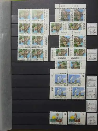 Australien postfrisch besammelt in 3 Steckbüchern #LZ756