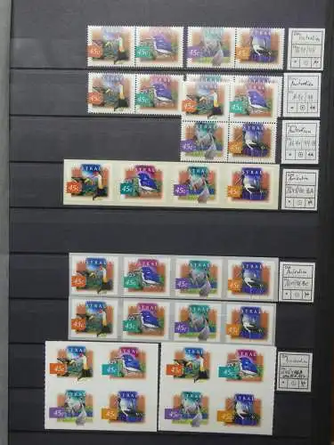 Australien postfrisch besammelt in 3 Steckbüchern #LZ756