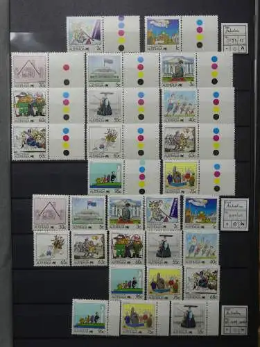 Australien postfrisch besammelt in 3 Steckbüchern #LZ756