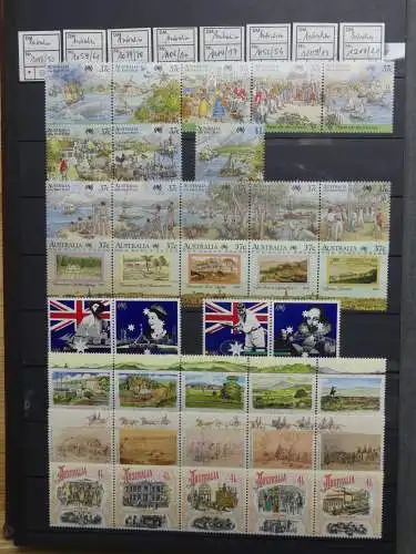 Australien postfrisch besammelt in 3 Steckbüchern #LZ756