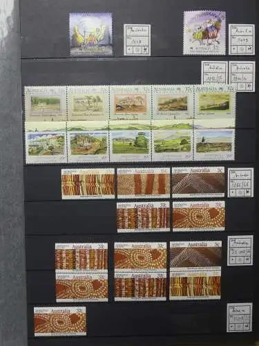 Australien postfrisch besammelt in 3 Steckbüchern #LZ756