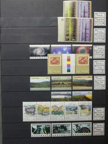 Australien postfrisch besammelt in 3 Steckbüchern #LZ756