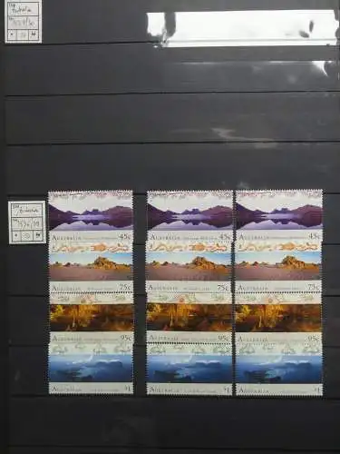 Australien postfrisch besammelt in 3 Steckbüchern #LZ756