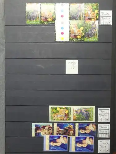 Australien postfrisch besammelt in 3 Steckbüchern #LZ756
