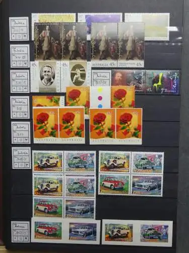 Australien postfrisch besammelt in 3 Steckbüchern #LZ756