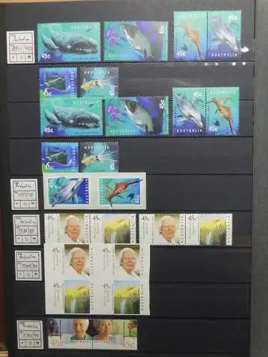 Australien postfrisch besammelt in 3 Steckbüchern #LZ756