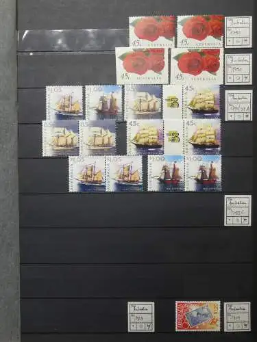 Australien postfrisch besammelt in 3 Steckbüchern #LZ756
