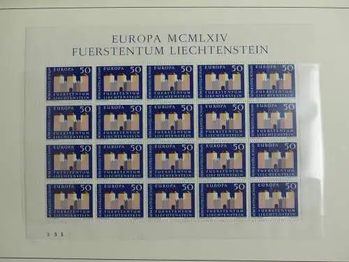 Europa Cept ab Anfängen hauptsächlich ** besammelt im Leuchtturm Vordruck #LZ762