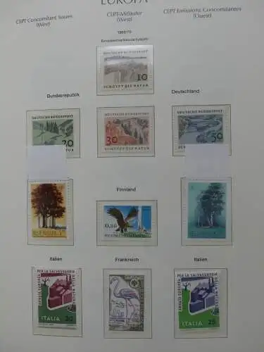Europa Cept ab Anfängen hauptsächlich ** besammelt im Leuchtturm Vordruck #LZ762