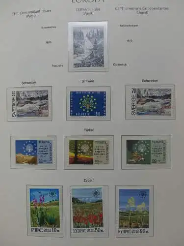 Europa Cept ab Anfängen hauptsächlich ** besammelt im Leuchtturm Vordruck #LZ762