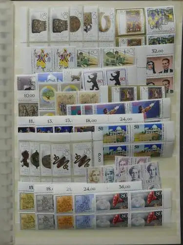 BRD Bund 4er Blöcke, Ecken usw. im Einsteck-Album #LZ753