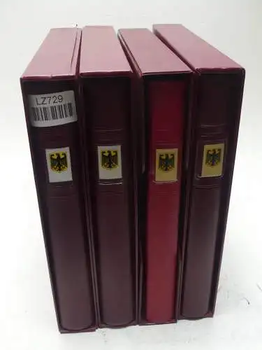 BRD Bund 1963-1995 postfrisch besammelt im Lindner T falzlos Vordruck #LZ729