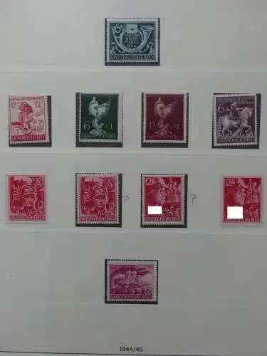 Deutsches Reich ab 1933 mit Falz bzw ** besammelt im Lindner Binder #LZ639