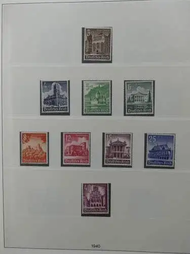 Deutsches Reich ab 1933 mit Falz bzw ** besammelt im Lindner Binder #LZ639