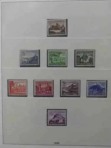Deutsches Reich ab 1933 mit Falz bzw ** besammelt im Lindner Binder #LZ639