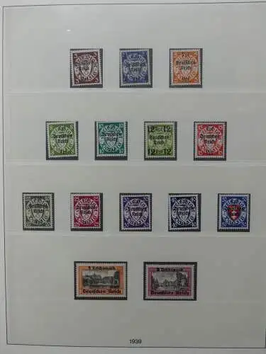 Deutsches Reich ab 1933 mit Falz bzw ** besammelt im Lindner Binder #LZ639