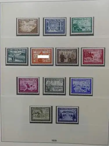 Deutsches Reich ab 1933 mit Falz bzw ** besammelt im Lindner Binder #LZ639