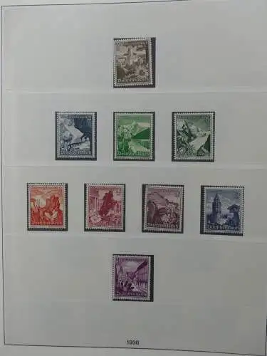 Deutsches Reich ab 1933 mit Falz bzw ** besammelt im Lindner Binder #LZ639