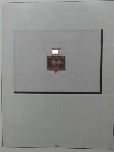 Deutsches Reich ab 1933 mit Falz bzw ** besammelt im Lindner Binder #LZ639
